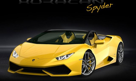 Lamborghini Huracan Spyder – выбери свой цвет